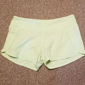 Lululemon Run Times Shorts Highlighter Yellow